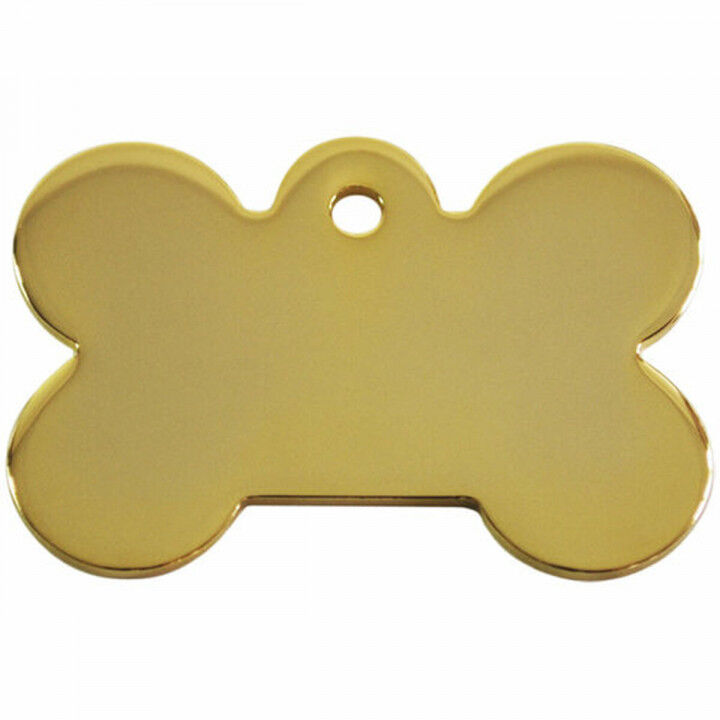 Identifikationsschild für Halsband Imarc Bone Gelb Gold