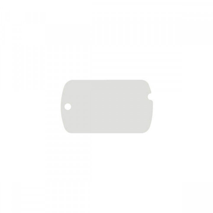 Placa identificativa para collar Imarc Military Plata