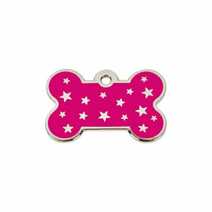 Placa identificativa para collar Imarc PetScribe Passion Rosa Plata