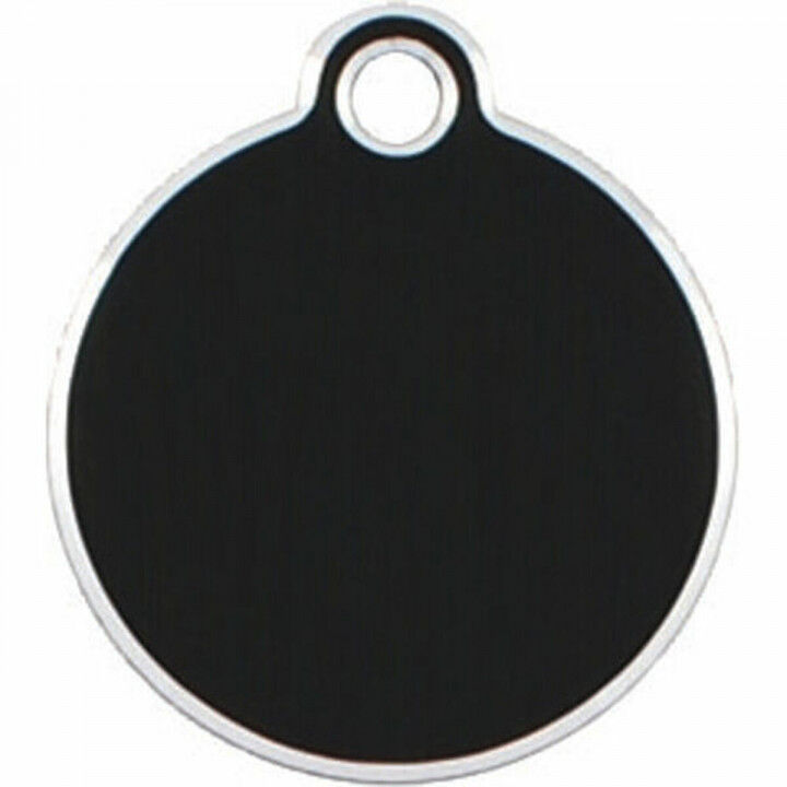 Plaque d'identification pour collier Imarc Circle Noir