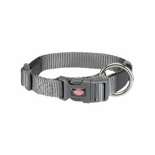 Hondenhalsband Trixie New Premium Grafiet S/M 30-45 cm