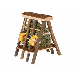 Zuführung Trixie Holz 17 × 20 × 17 CM Heu