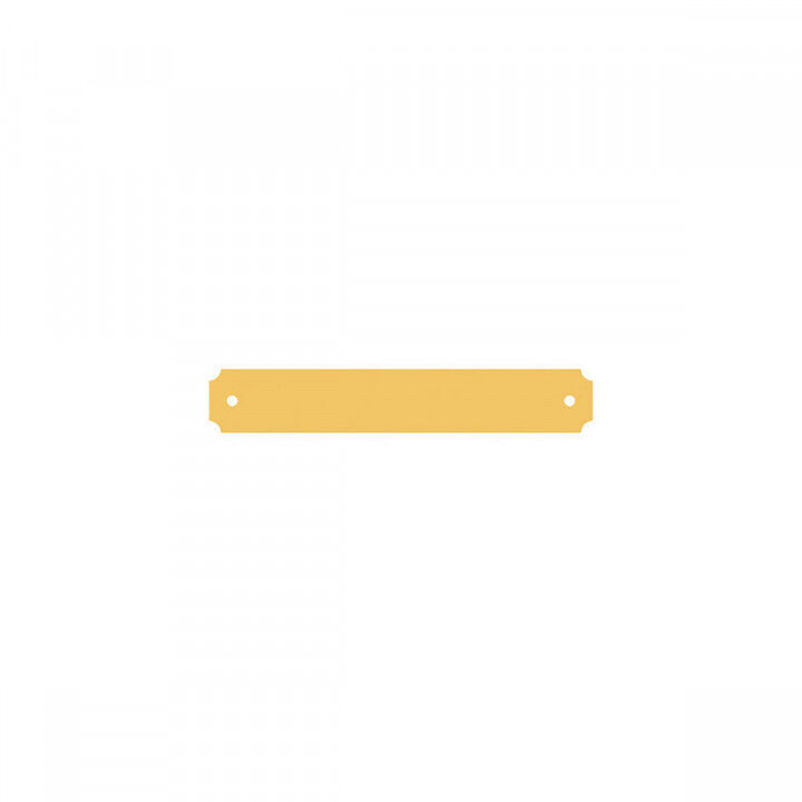 Identification plate for collar Imarc Mounts Yellow