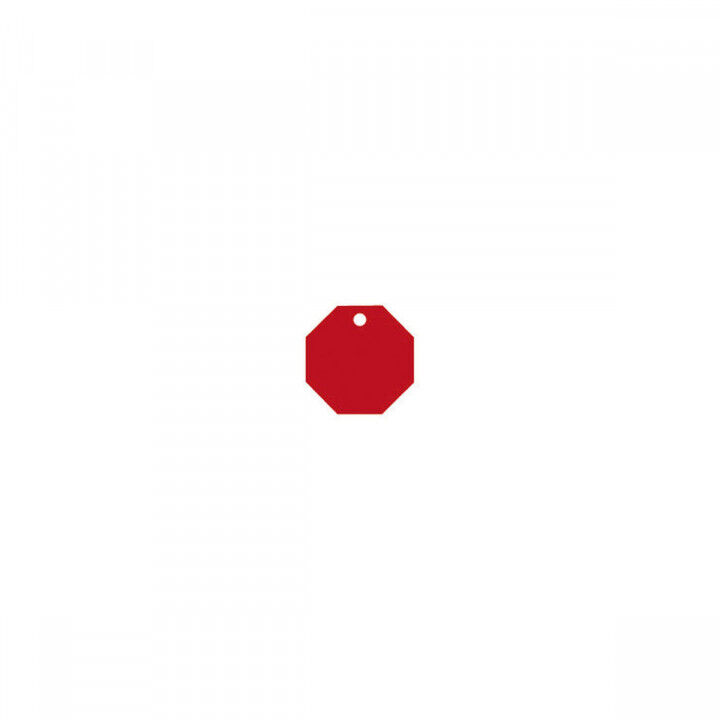 Identification plate for collar Imarc STOP Red