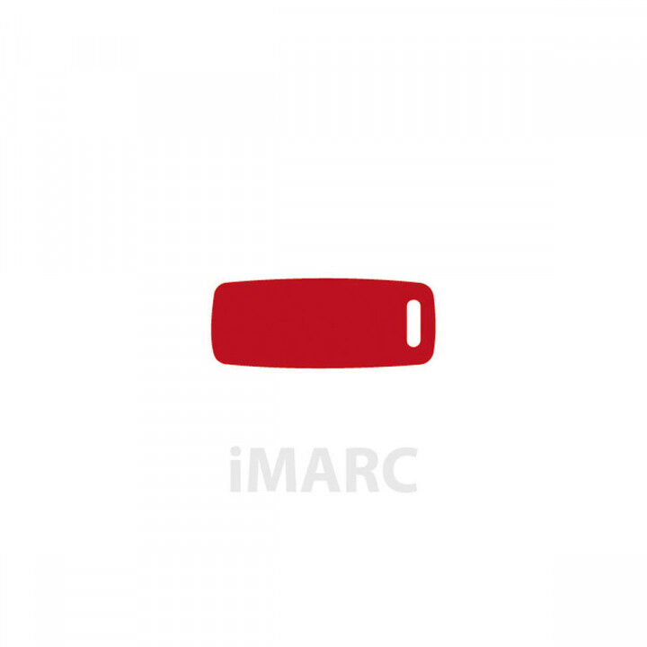 Plaque d'identification pour collier Imarc Baggage Rouge