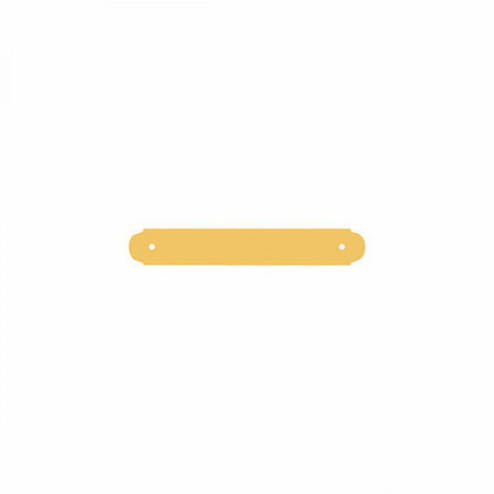 Identification plate for collar Imarc Mounts Yellow