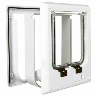 Cat Flap Trixie White Plastic 21,1 × 24,4 CM