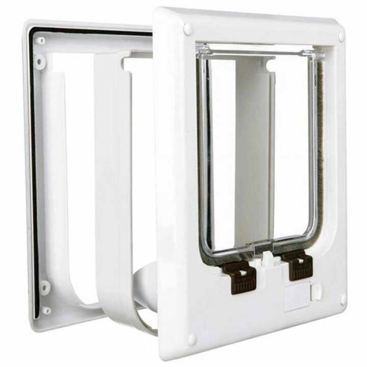 Cat Flap Trixie White Plastic 21,1 × 24,4 CM