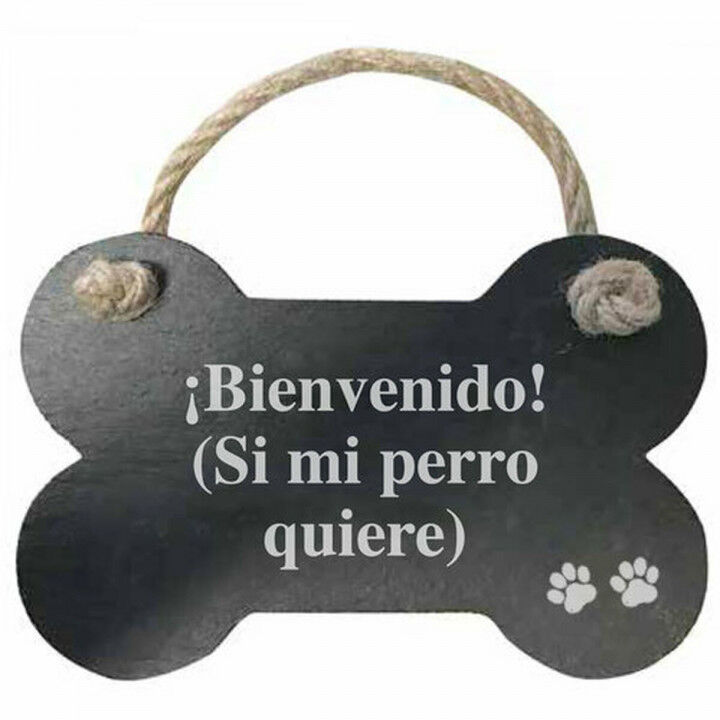 Ophangdecoratie Magnet & Steel Bienvenido (si mi perro quiere) Bot Raad van bestuur Touw