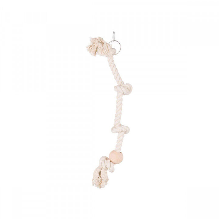 Toy for Birds Trixie 60 cm White Rope Knot