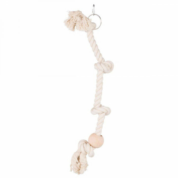 Toy for Birds Trixie 60 cm White Rope Knot
