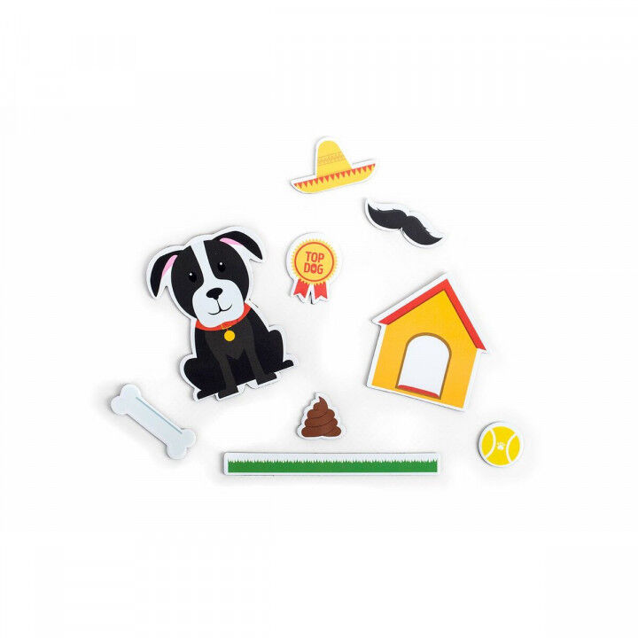 Magneten Magnet & Steel Hond Multicolour Metaal 9 Onderdelen