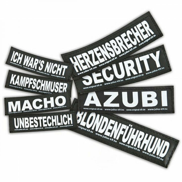 Harness tags Julius K9 GIFTZWERG S White Black