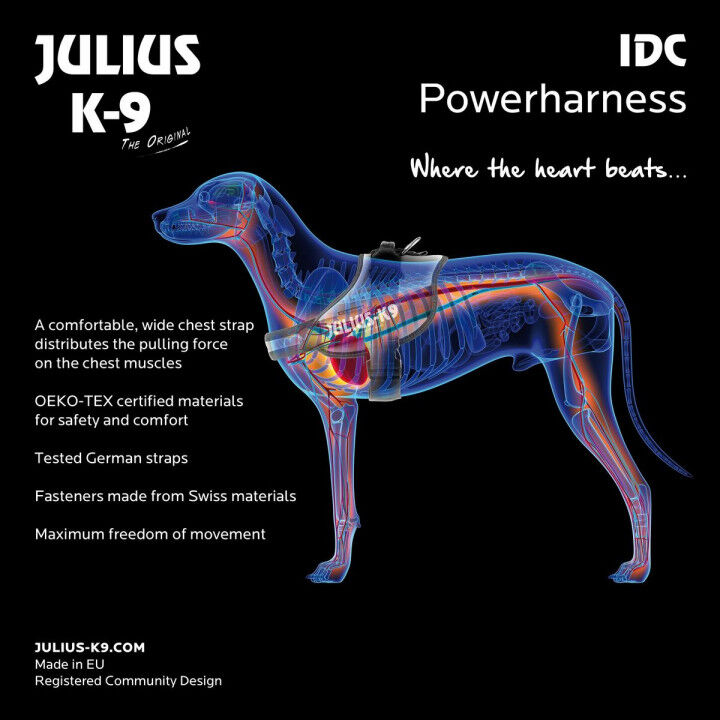 Hondentuigje Julius K9 IDC Cowboy 2 Baby 2 (XS/S)