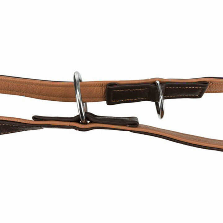 Adjustable dog leash Trixie Brown Light brown M/L 2 m