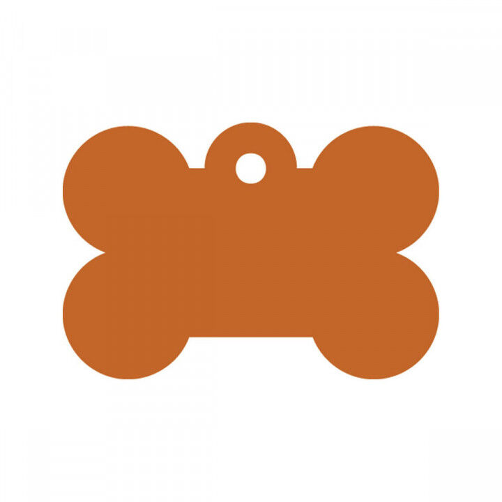 Targhetta per collana Imarc Bone Arancio