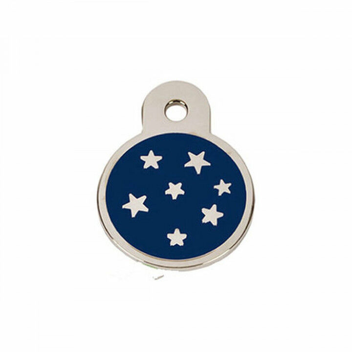 Targhetta per collana Imarc PetScribe Passion Azzurro Argento