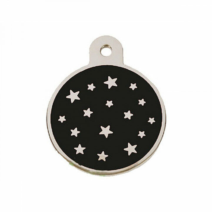 Placa identificativa para collar Imarc PetScribe Passion Negro Plata