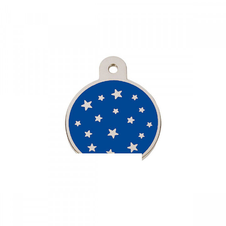 Targhetta per collana Imarc PetScribe Passion Azzurro Argento