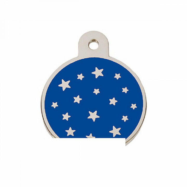 Placa identificativa para collar Imarc PetScribe Passion Azul Plata