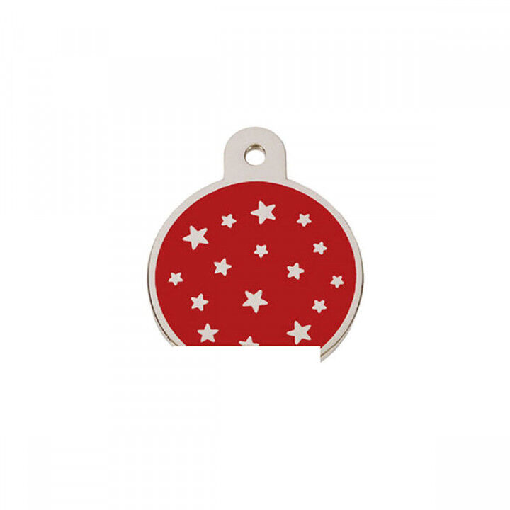 Naamplaatje voor halsband Imarc PetScribe Passion Rood Zilver