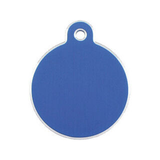 Plaque d'identification pour collier Imarc Circle Bleu