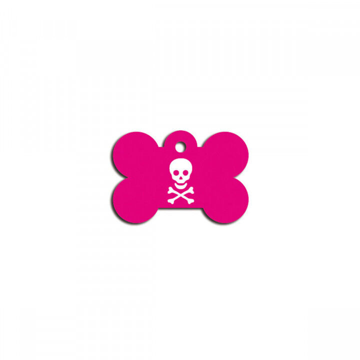 Identification plate for collar Imarc Bone Pink