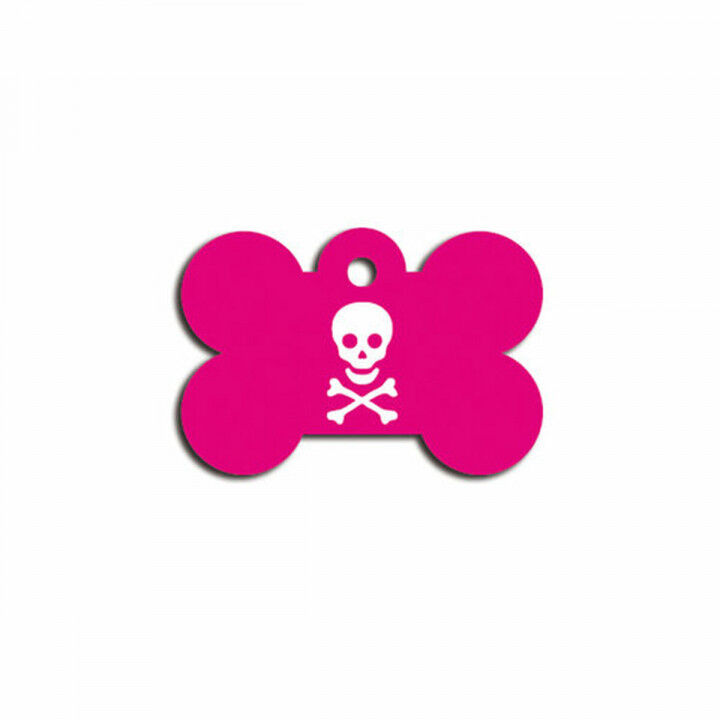 Identification plate for collar Imarc Bone Pink