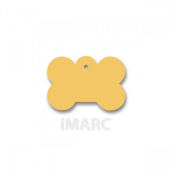 Identifikationsschild für Halsband Imarc Bone Gelb