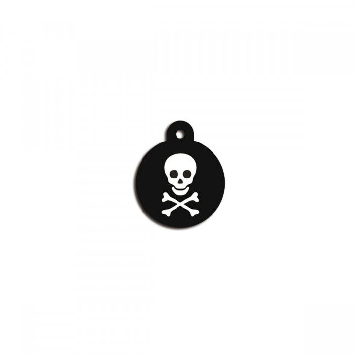 Targhetta per collana Imarc Circle Nero