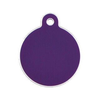 Plaque d'identification pour collier Imarc Circle Lila