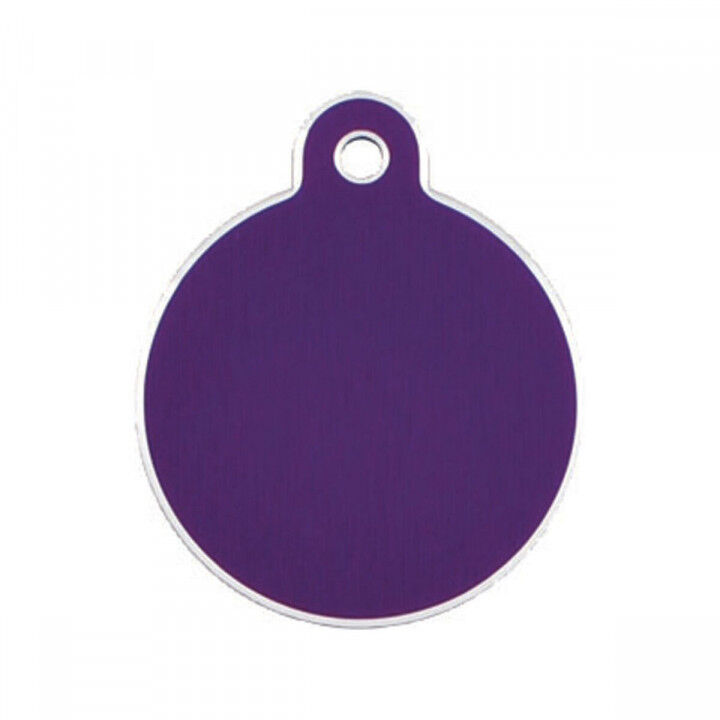 Targhetta per collana Imarc Circle Lilla