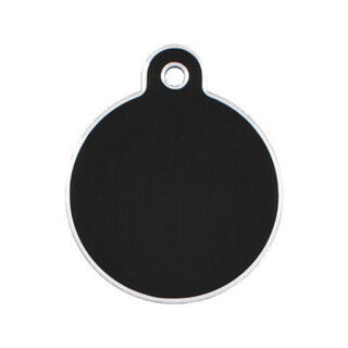 Placa identificativa para collar Imarc Circle Negro