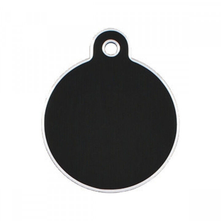 Targhetta per collana Imarc Circle Nero