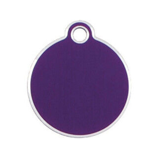 Placa identificativa para collar Imarc Circle Lila