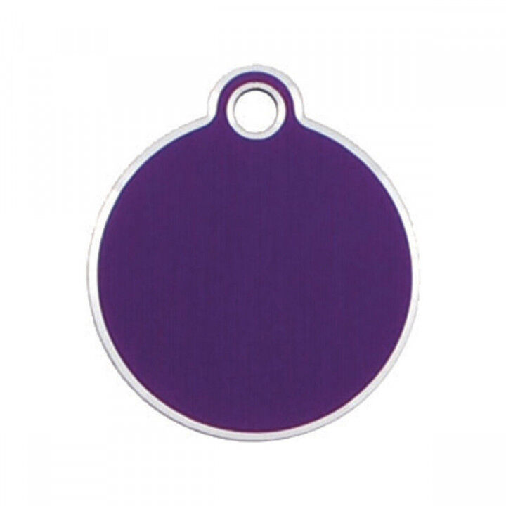 Placa identificativa para collar Imarc Circle Lila