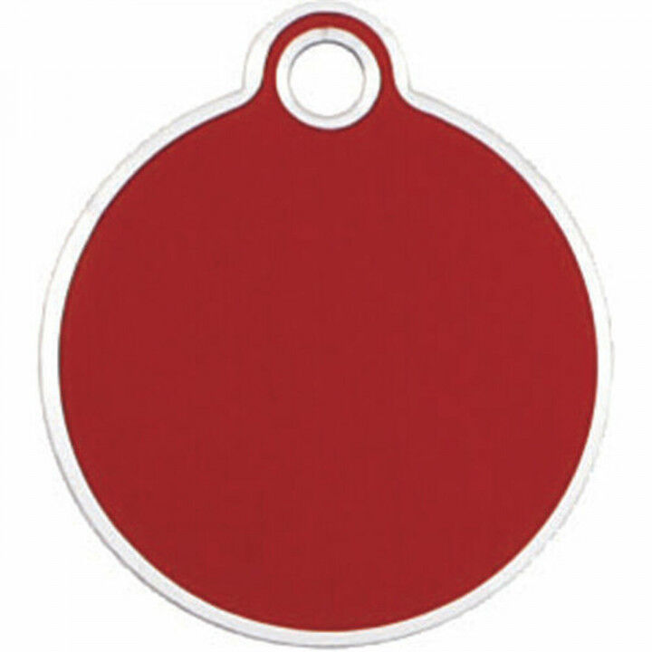 Identification plate for collar Imarc Circle Red