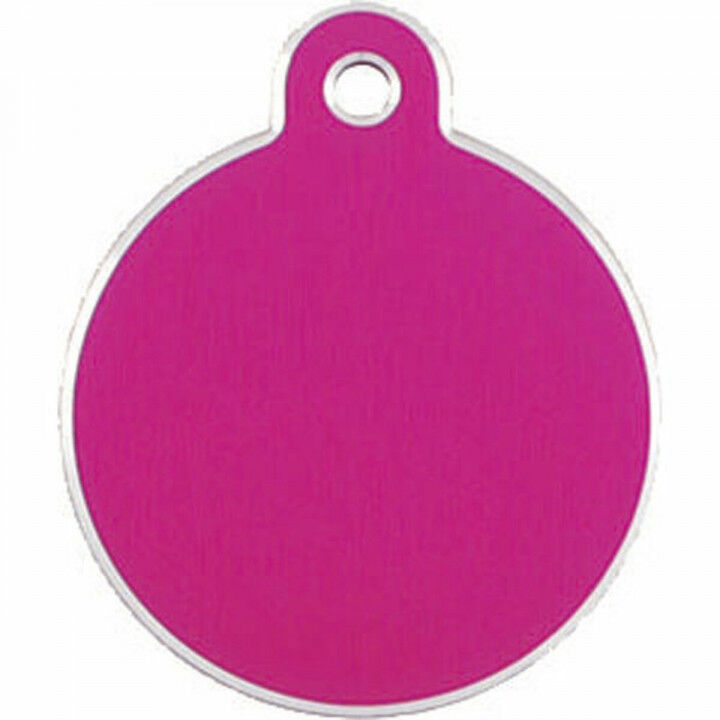 Plaque d'identification pour collier Imarc Circle Rose