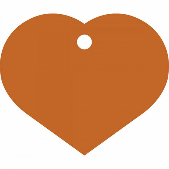 Identifikationsschild für Halsband Imarc Heart Orange