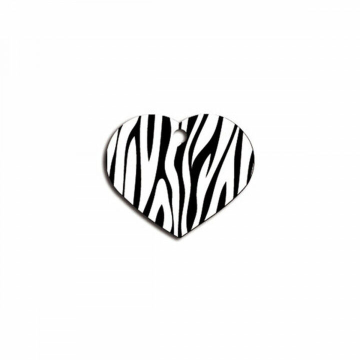 Targhetta per collana Imarc Heart Nero