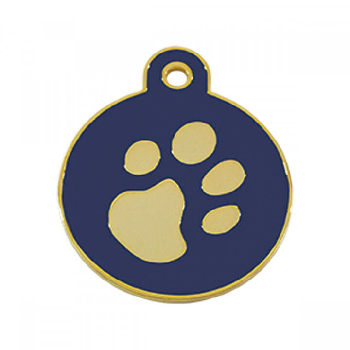 Identifikationsschild für Halsband Imarc Circle Blau Gold