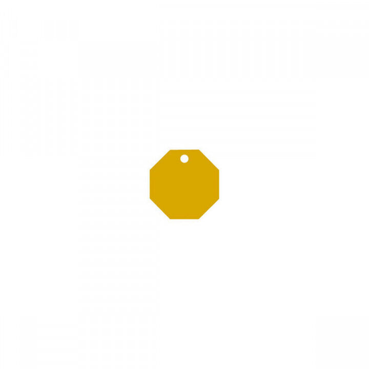 Identification plate for collar Imarc STOP Yellow Golden