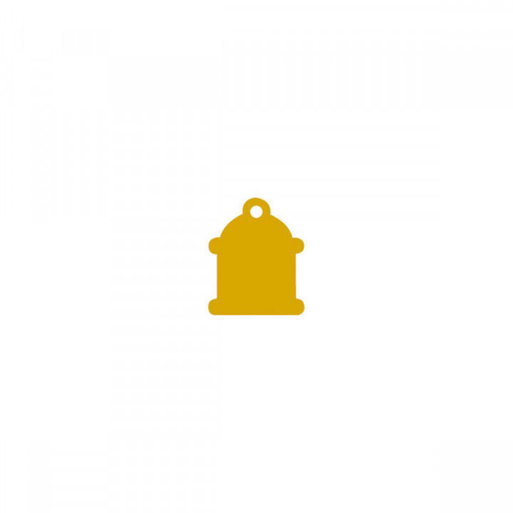 Targhetta per collana Imarc Classic Giallo Dorato