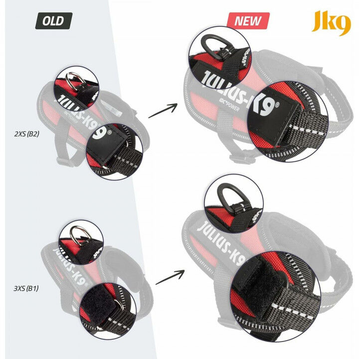 Hondentuigje Julius K9 IDC Zwart S