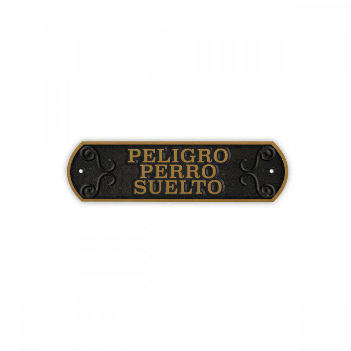 Schild Magnet & Steel Peligro perro Suelto 24 x 7,2 cm