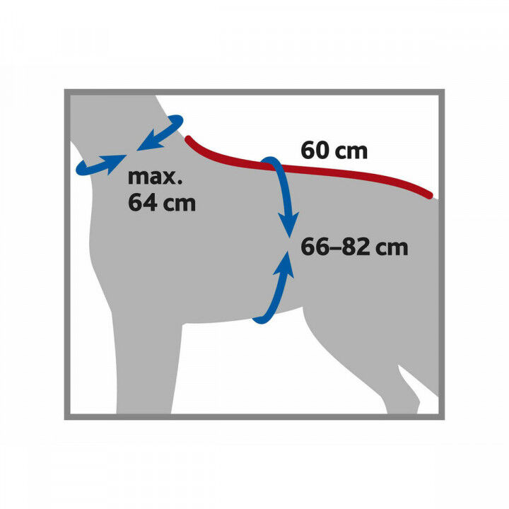 Badjas voor hond Trixie Grijs L