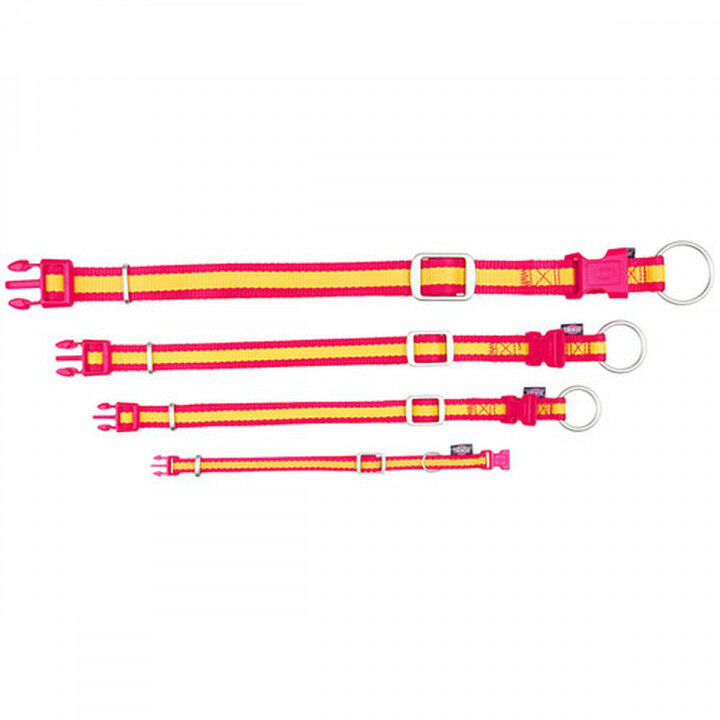 Hundehalsband Trixie Premium Gelb Rot L/XL 40-65 cm