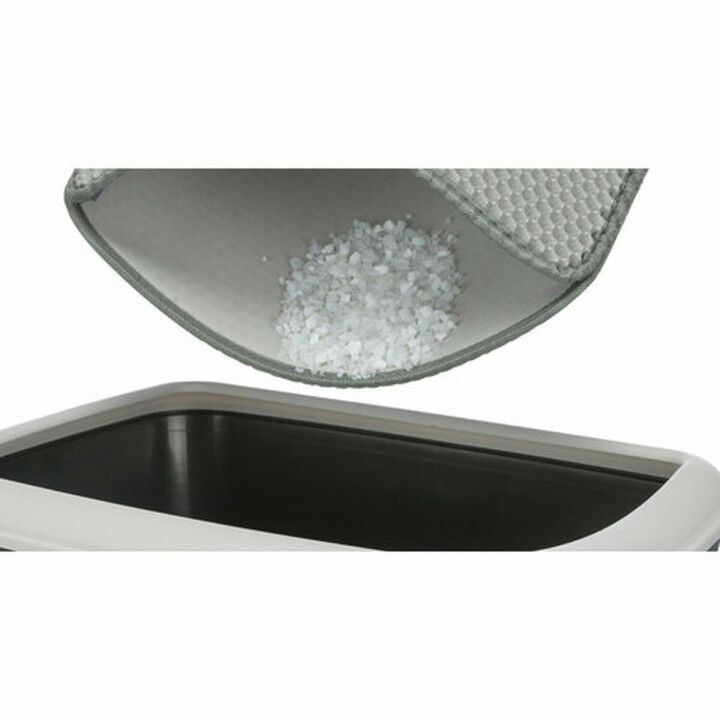 Cat Litter Tray Mat Trixie Grey Eva Rubber 40 × 70 cm