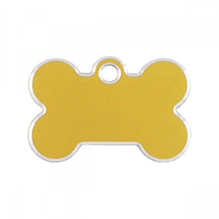 Plaque d'identification pour collier Imarc Hi Line Doré