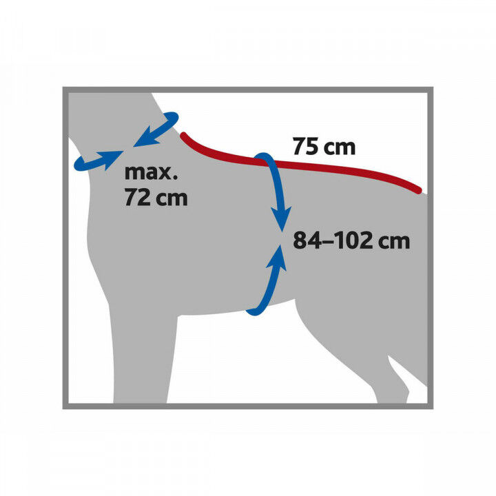 Badjas voor hond Trixie Grijs XL